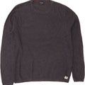 JACK & JONES Mens Crew Neck Jumper Sweater XL Grey Cotton Vintage Jack & Jones and Second-Hand Jack & Jones from Messina Hembry 