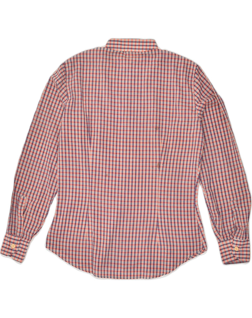 VINTAGE Mens Shirt Size 38/39 Medium Red Check Cotton | Vintage Vintage | Thrift | Second-Hand Vintage | Used Clothing | Messina Hembry 