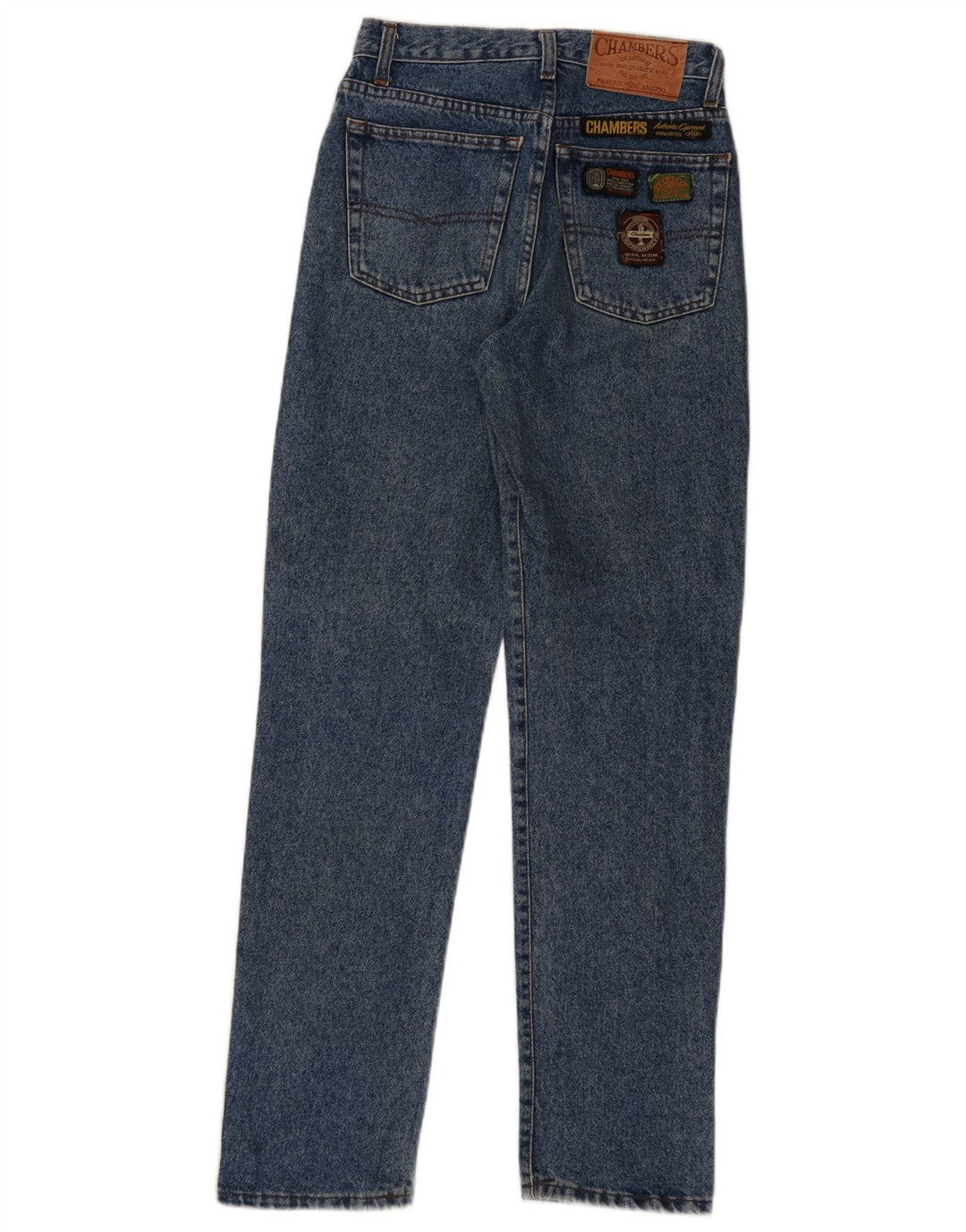 Chambers Mens Straight Jeans W28 L30 Blue Cotton