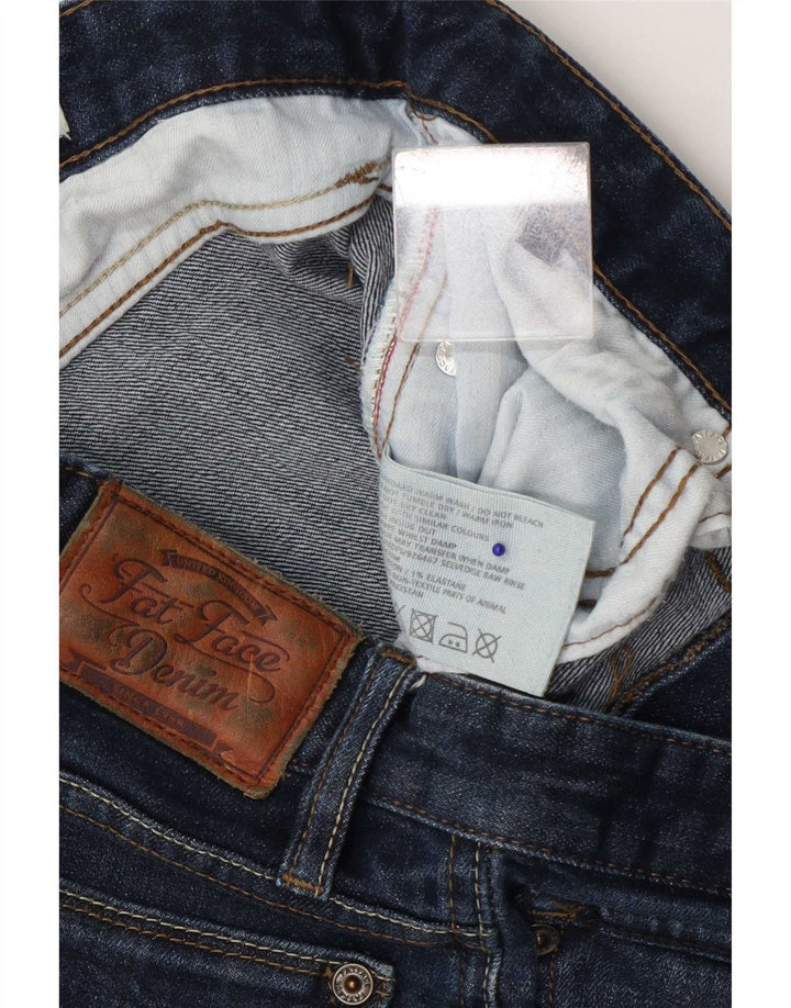 Fat Face Mens Straight Jeans W32 L30 Blue Cotton
