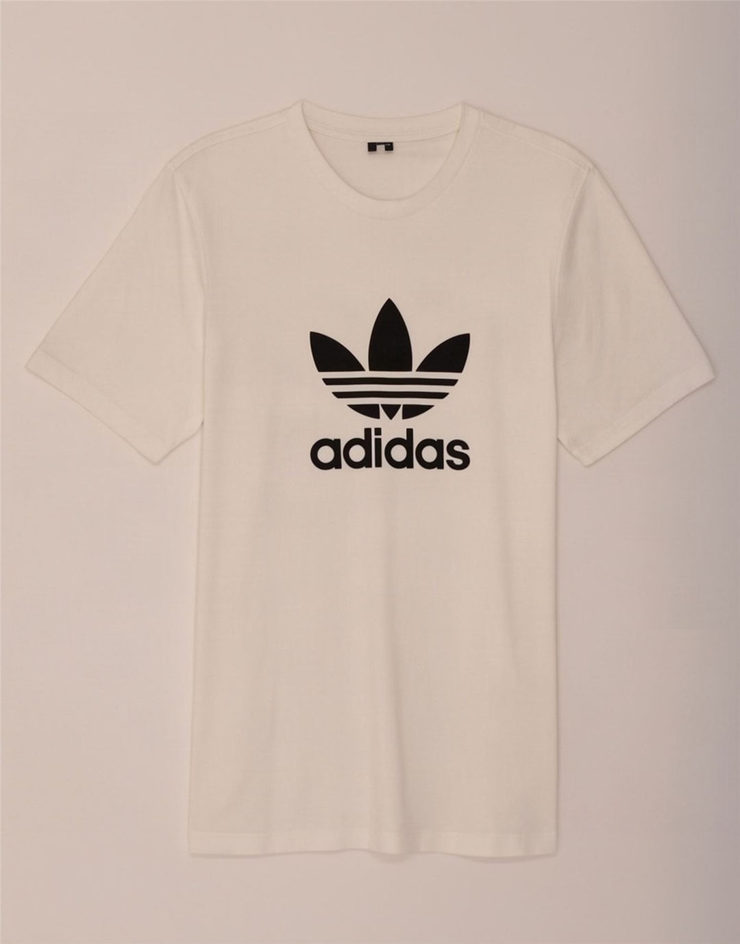 Adidas Mens Graphic T-Shirt Top Medium White Cotton