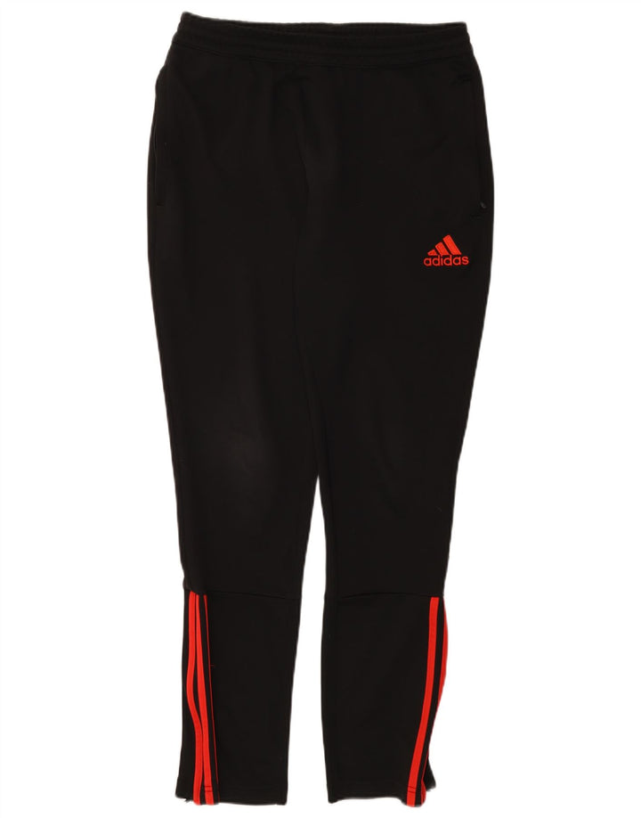 ADIDAS Mens Tracksuit Trousers Medium  Black Polyester