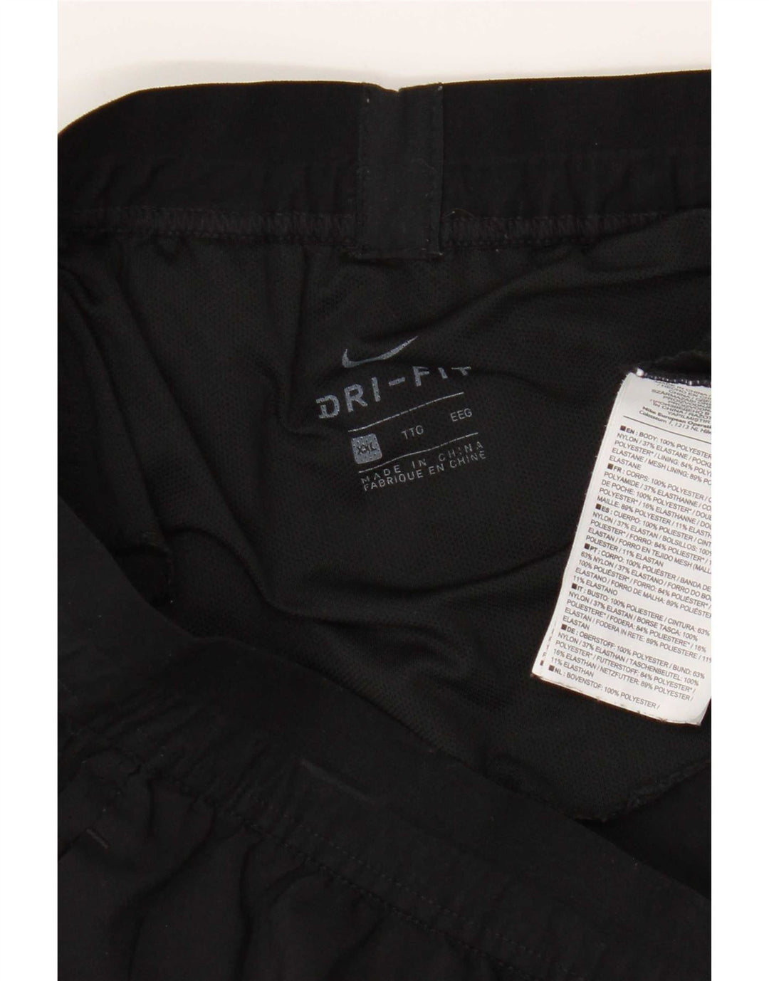 Nike Womens Dri Fit Sport Shorts 2XL Black Polyester