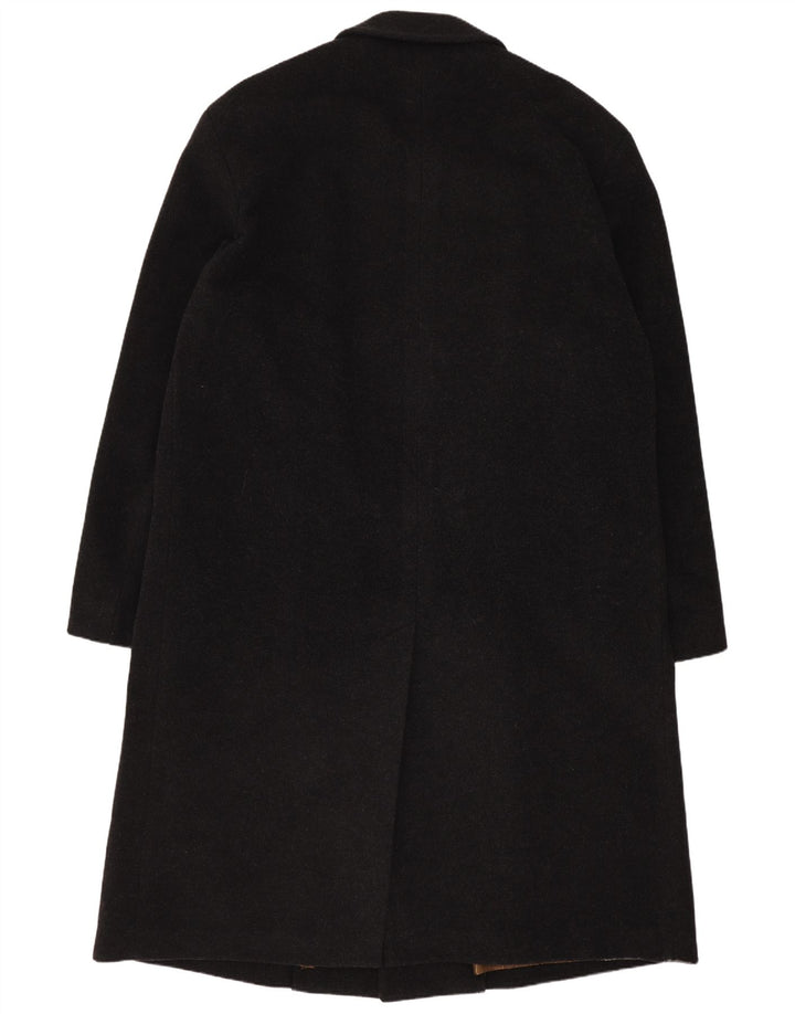 Bugatti Mens Overcoat IT 56 3XL Black Virgin Wool