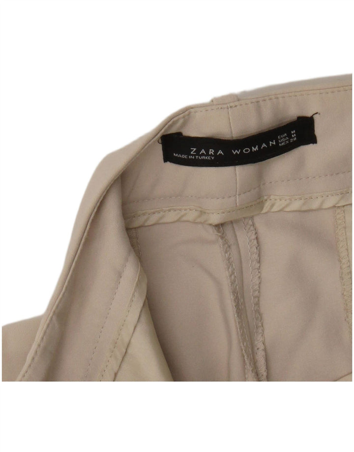 Zara Womens Tapered Chino Trousers Medium W28 L27 Beige