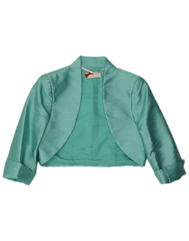 Womens 2 Piece Set US 8 Medium Turquoise Polyester