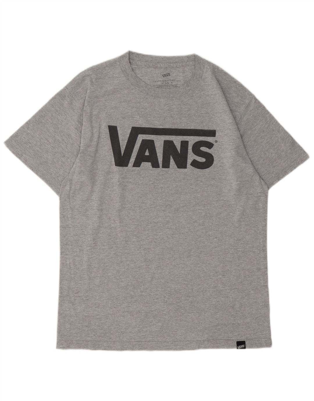 Vans Mens Graphic T-Shirt Top Medium Grey Cotton