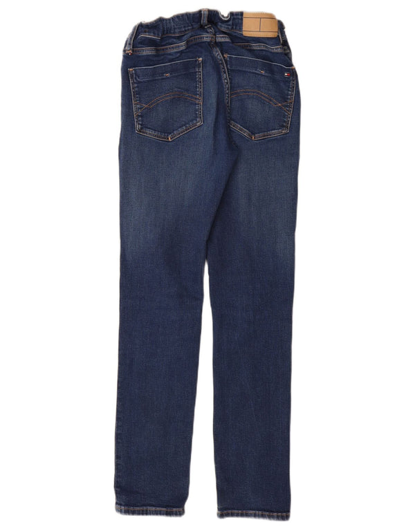 Tommy Hilfiger Boys Slim Jeans 13-14 Years W26 L28 Navy Blue Cotton