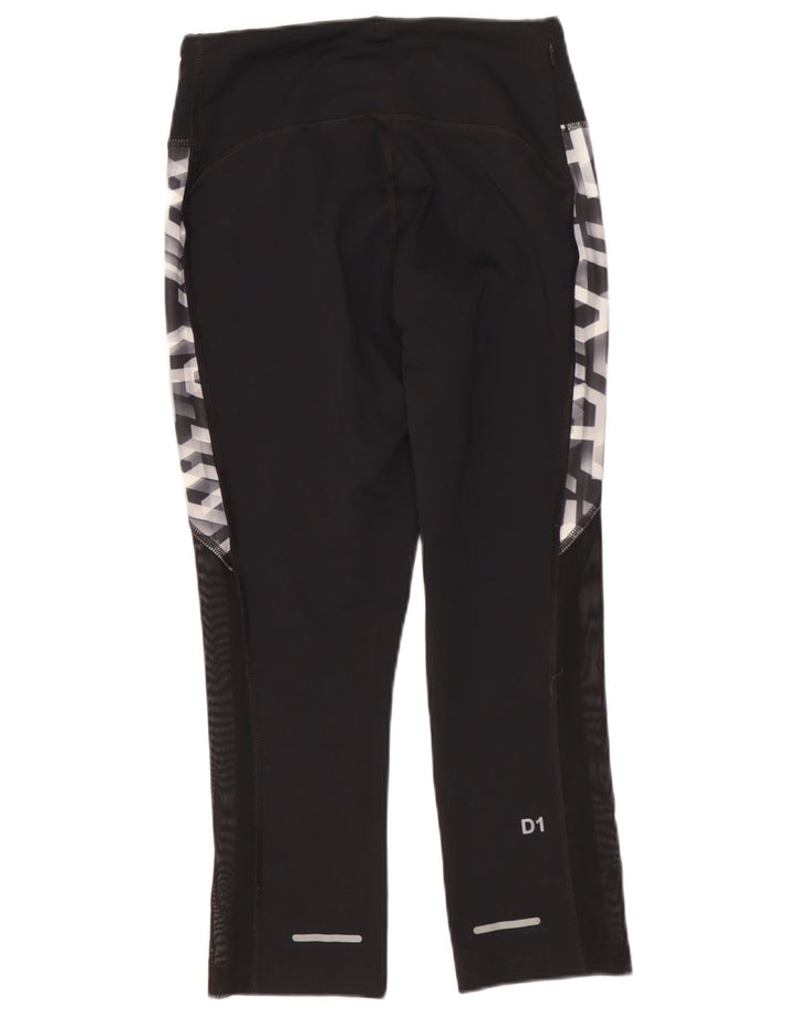 Asics Womens Graphic Capri Leggings XS W24 L19 Black