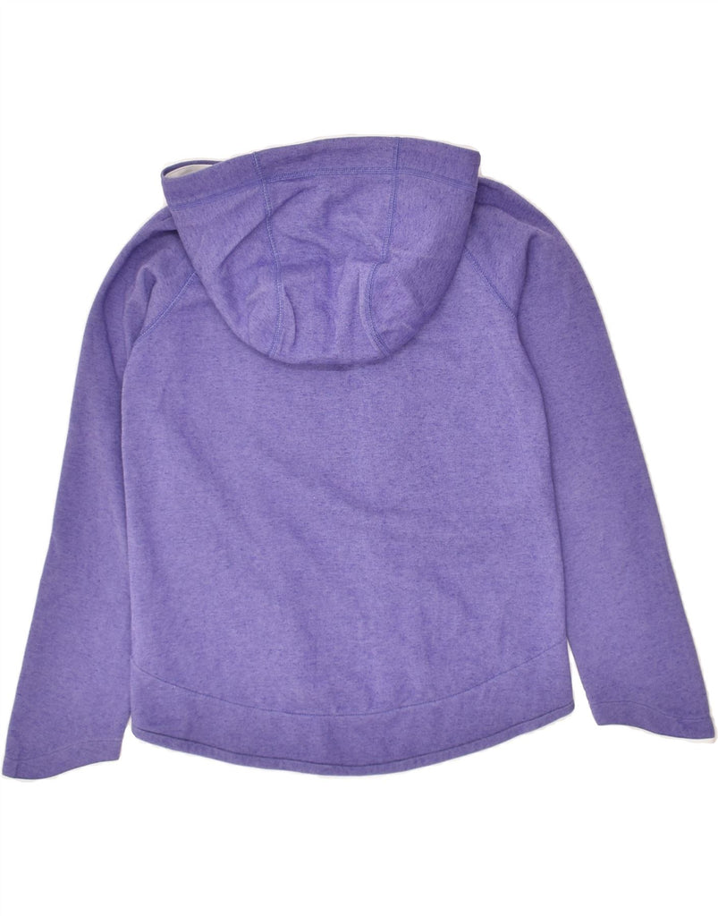 NIKE Girls Zip Hoodie Sweater 12-13 Years Large Purple Cotton | Vintage Nike | Thrift | Second-Hand Nike | Used Clothing | Messina Hembry 