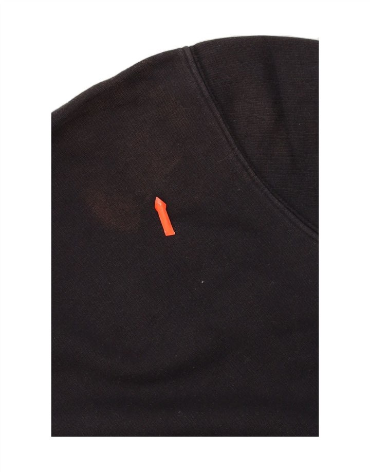 CHAMPION Mens Graphic Hoodie Jumper Large Black Cotton Vintage Champion and Second-Hand Champion from Messina Hembry 