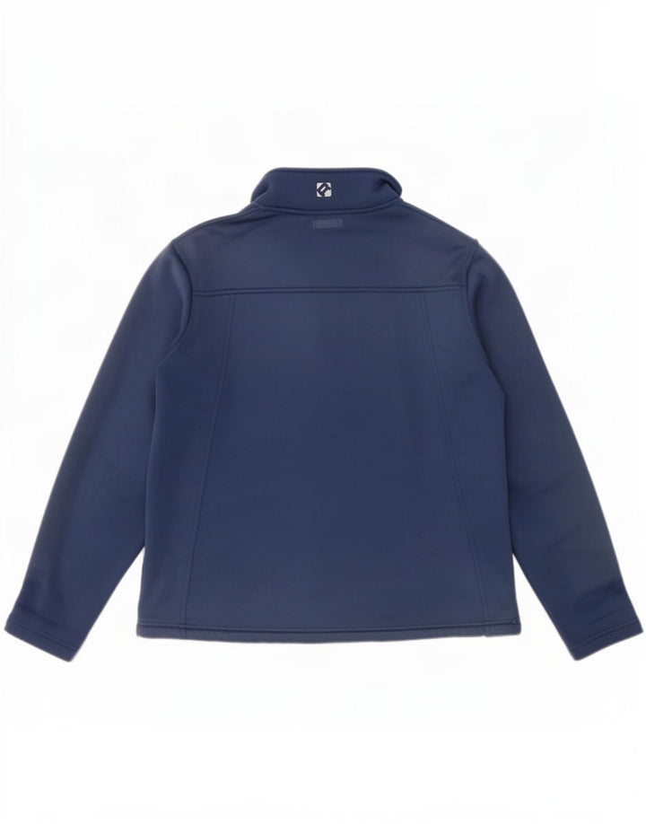 Rohan Womens Tracksuit Top Jacket UK 14 Medium Navy Blue Polyester