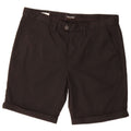 JACK & JONES Mens Chino Shorts Medium W30 Black Polyester