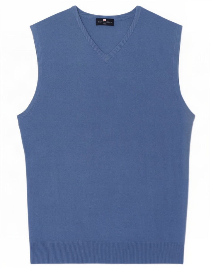 Marks & Spencer Mens Blue Harbour Vest Tank Top Large Acrylic