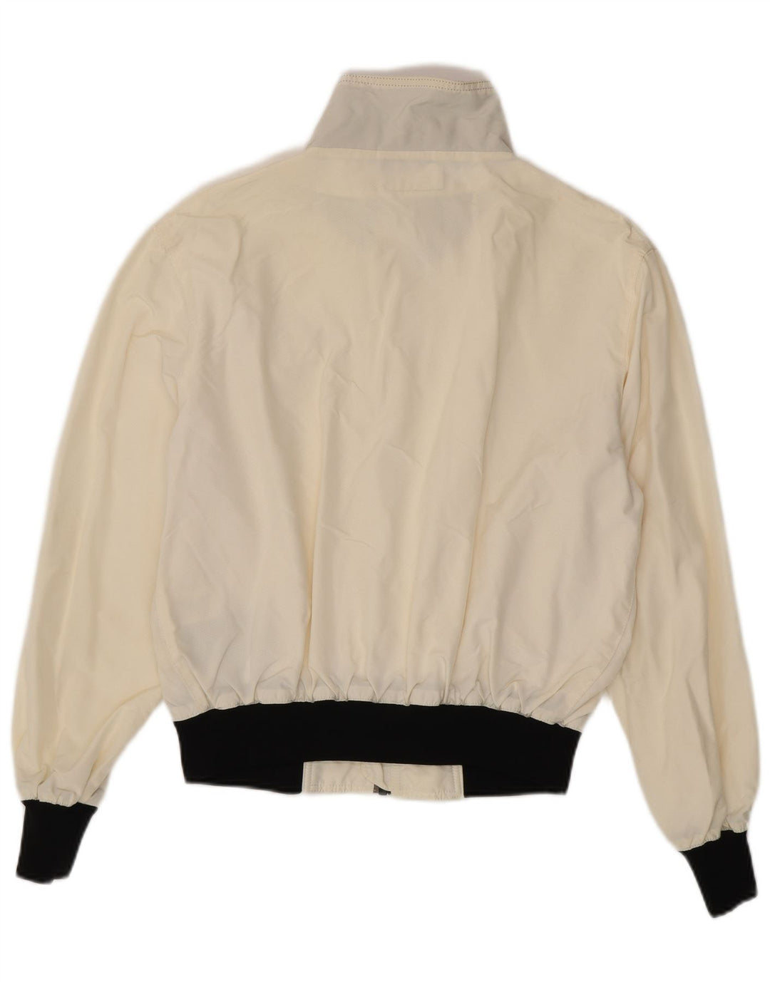 Refrigiwear Womens Oversized Bomber Jacket UK 10 Small White Colourblock