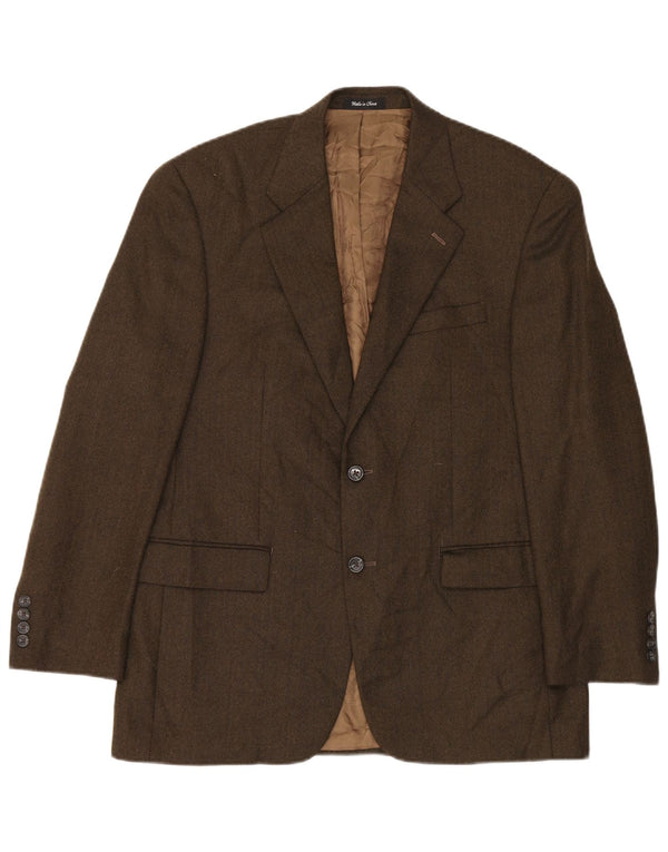 Ralph Lauren Mens 2 Button Blazer Jacket UK 40 Medium Brown Classic