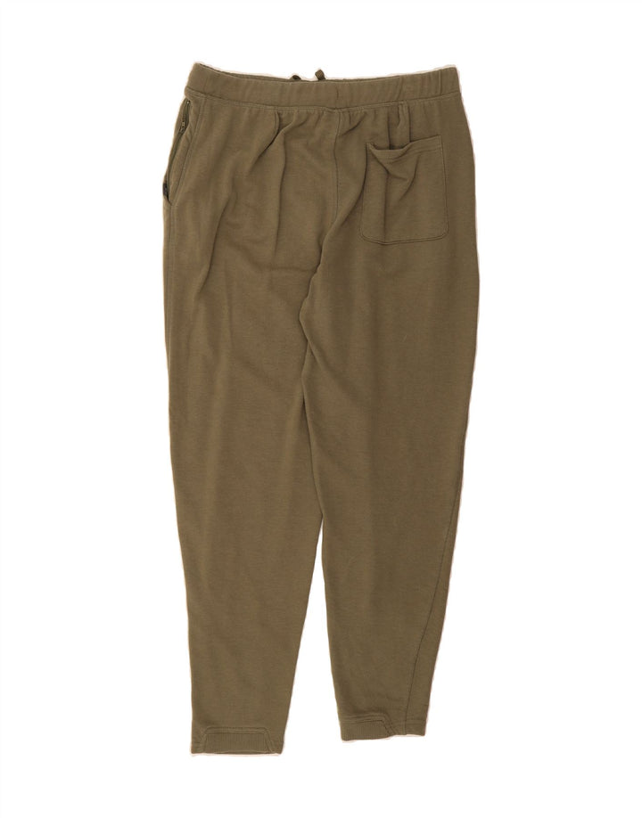 EDDIE BAUER Mens Tracksuit Trousers Joggers Large Khaki Cotton Vintage Eddie Bauer and Second-Hand Eddie Bauer from Messina Hembry 