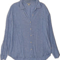 ORVIS Womens Shirt UK 16 Large Blue Cotton Vintage Orvis and Second-Hand Orvis from Messina Hembry 