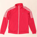 ADIDAS Womens Tracksuit Top Jacket UK 4/6 XS Pink Polyester