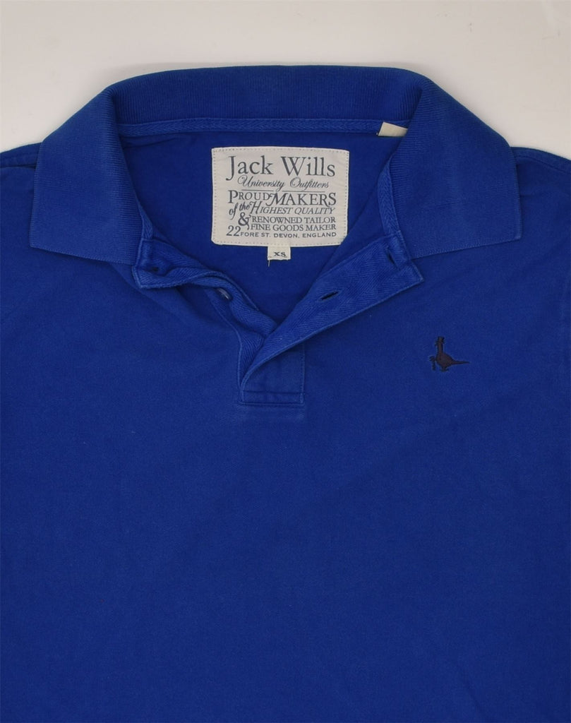 JACK WILLS Mens Polo Shirt XS Blue Cotton | Vintage Jack Wills | Thrift | Second-Hand Jack Wills | Used Clothing | Messina Hembry 