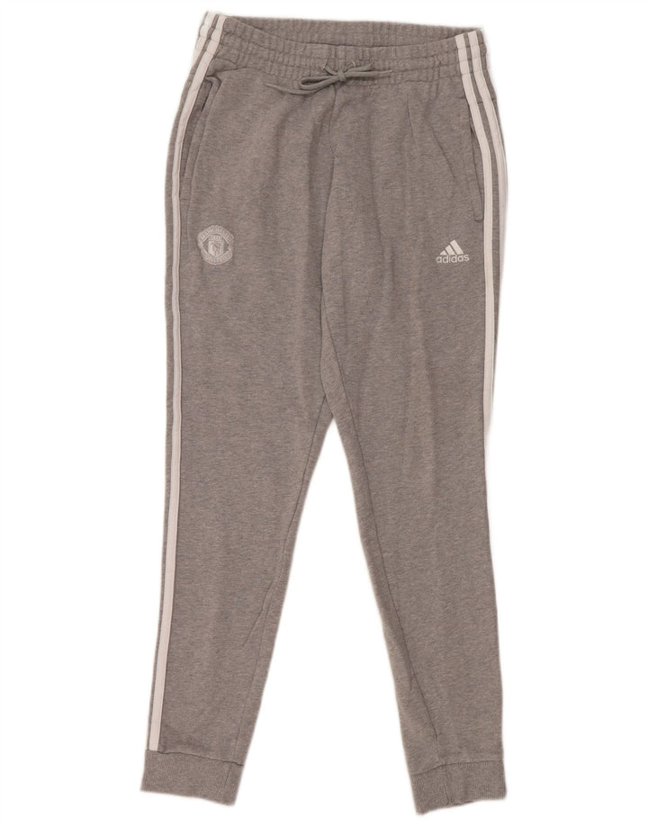 Adidas Womens Tracksuit Trousers Joggers UK 12/14 Medium Grey
