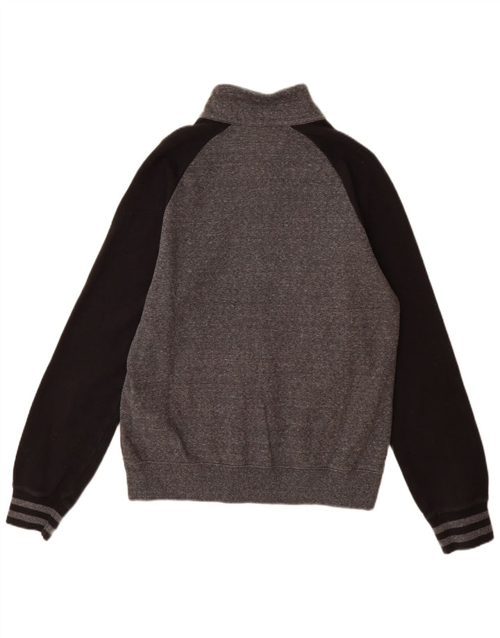 Champion Mens Tracksuit Top Jacket Large Grey Colourblock Cotton
