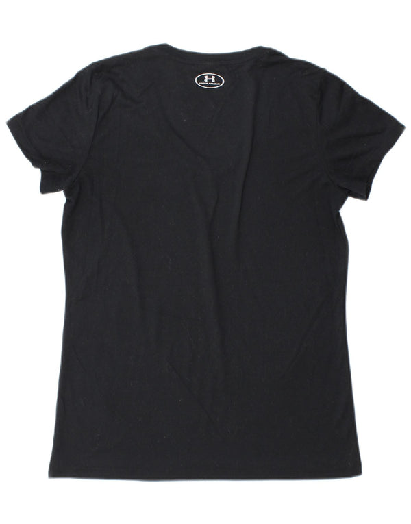 Under Armour Womens T-Shirt Top UK 8 Small Black