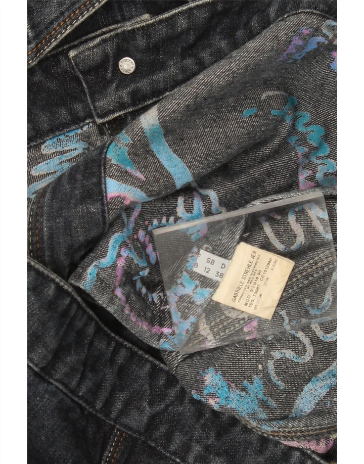 STRENESSE GABRIELE STREHLE Womens Denim Jacket UK 12 Medium Navy Blue
