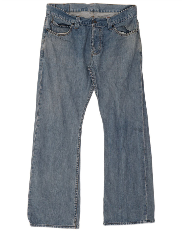 Levi's Mens 551 Bootcut Jeans W36 L32 Blue Cotton