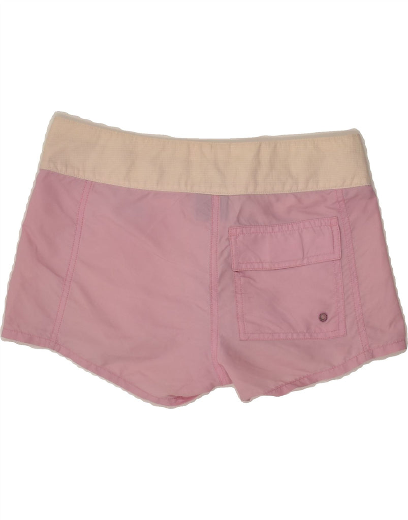 NORTH SAILS Womens Graphic Hot Pants UK 6 XS W32 Pink Colourblock | Vintage North Sails | Thrift | Second-Hand North Sails | Used Clothing | Messina Hembry 