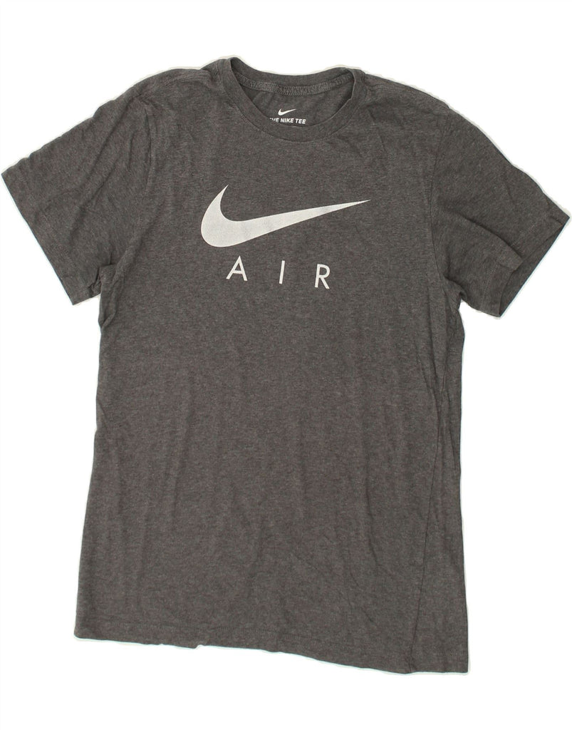 NIKE Mens Graphic T-Shirt Top Small Grey Cotton | Vintage Nike | Thrift | Second-Hand Nike | Used Clothing | Messina Hembry 