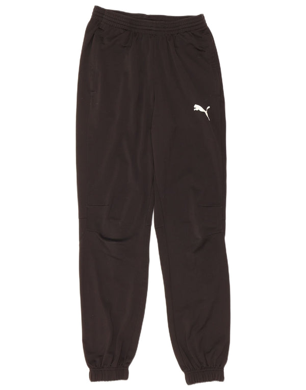 Puma Girls Tracksuit Trousers Joggers 13-14 Years  Black Polyester