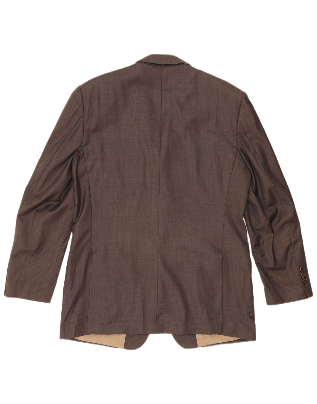 Marks & Spencer Mens 3 Button Blazer Jacket UK 40 Large Grey Wool