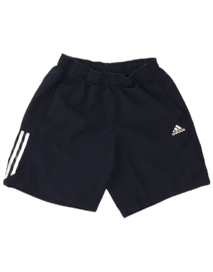 ADIDAS Mens Sport Shorts Medium Navy Blue Polyester