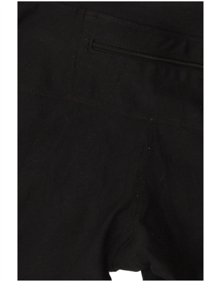 Nike Womens Leggings UK 10 Small Black Colourblock Polyester