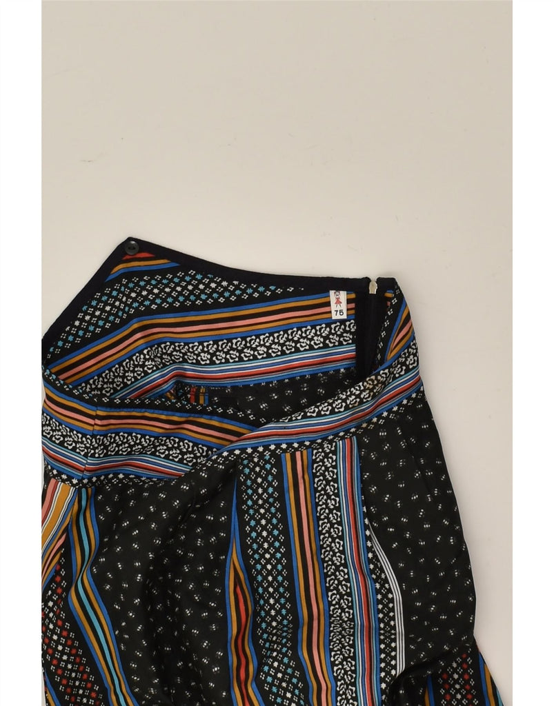 VINTAGE Womens High Waist A-Line Skirt W24 XS Multicoloured Patchwork | Vintage Vintage | Thrift | Second-Hand Vintage | Used Clothing | Messina Hembry 