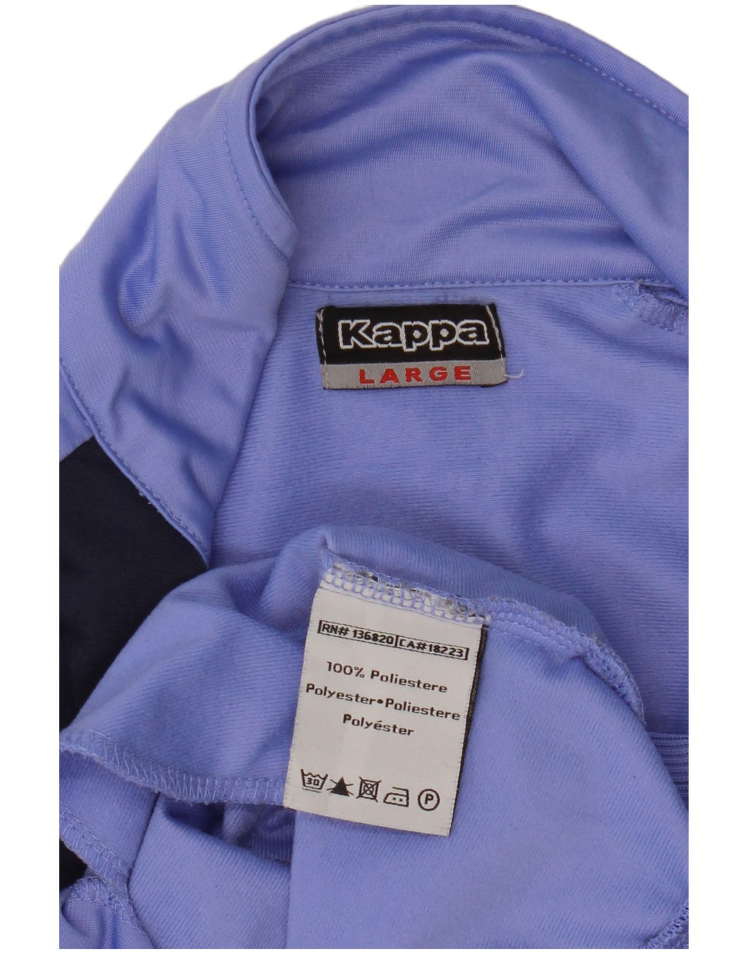 Kappa Womens Tracksuit Top Jacket UK 14 Large Purple Colourblock Polyester