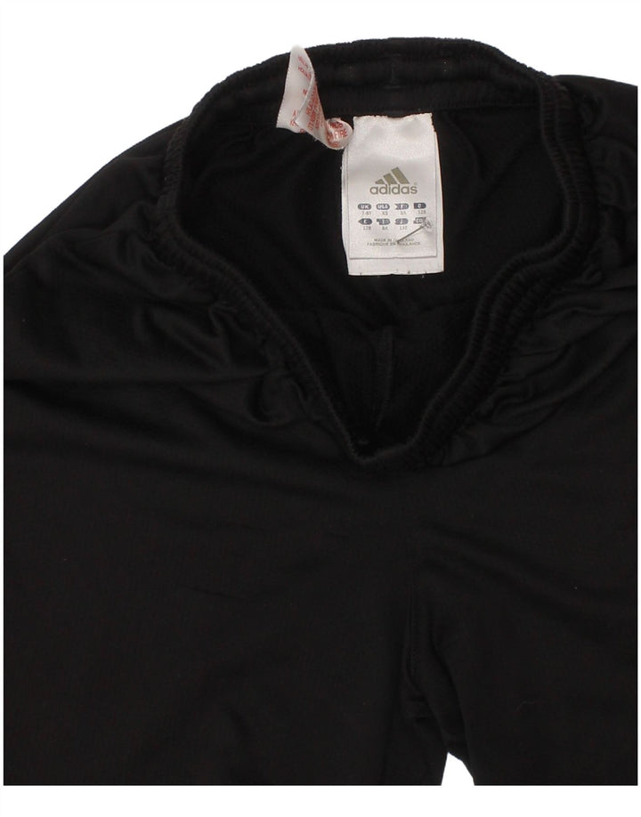 Adidas Boys Sport Shorts 7-8 Years  Black Polyester