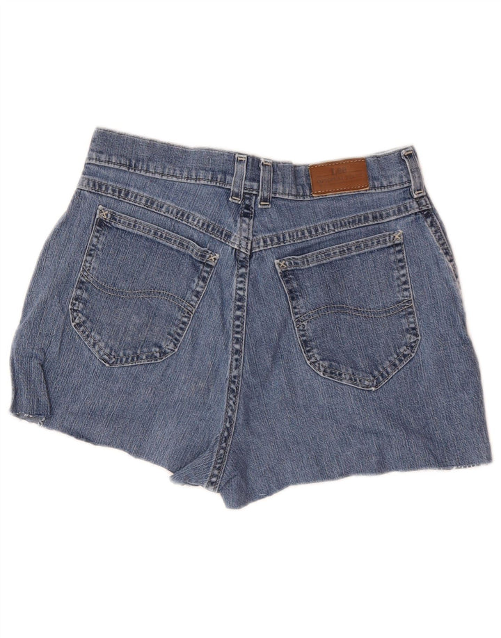 LEE Womens Denim Shorts W28 Medium Blue Cotton