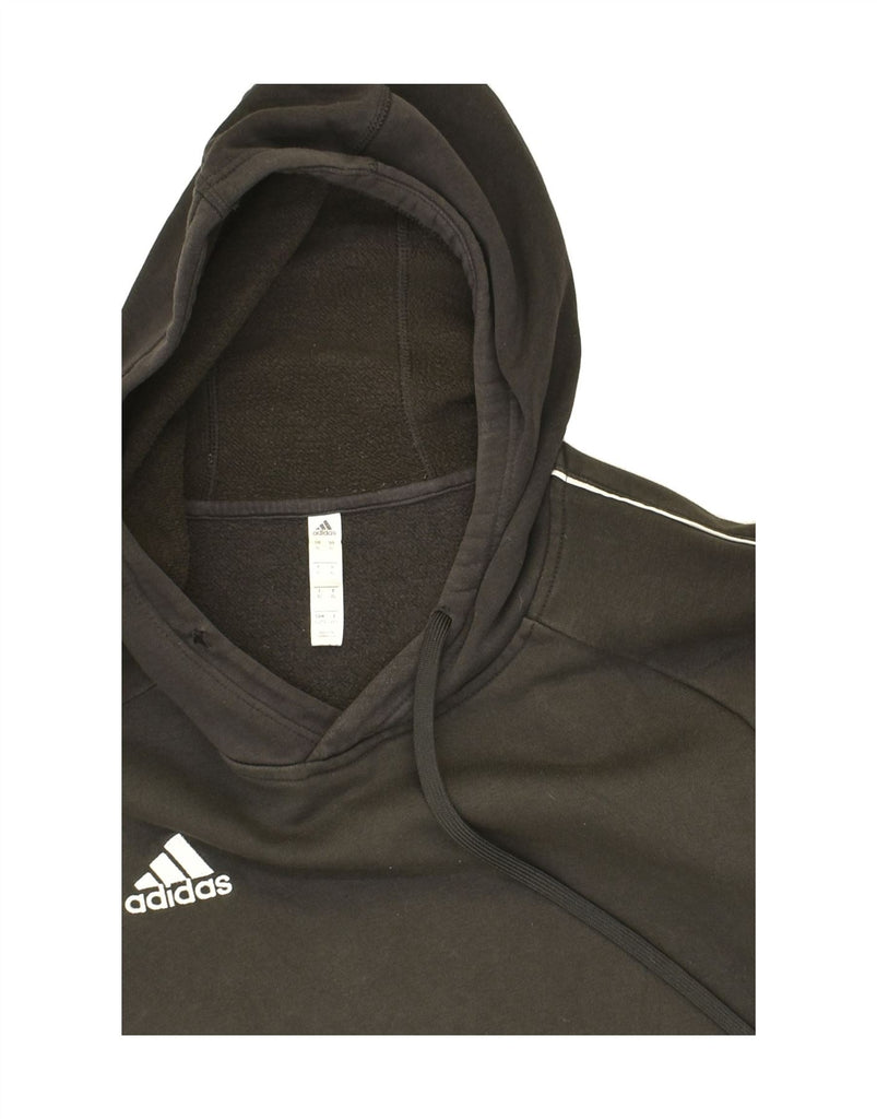 ADIDAS Mens Hoodie Jumper XL Black Cotton | Vintage Adidas | Thrift | Second-Hand Adidas | Used Clothing | Messina Hembry 