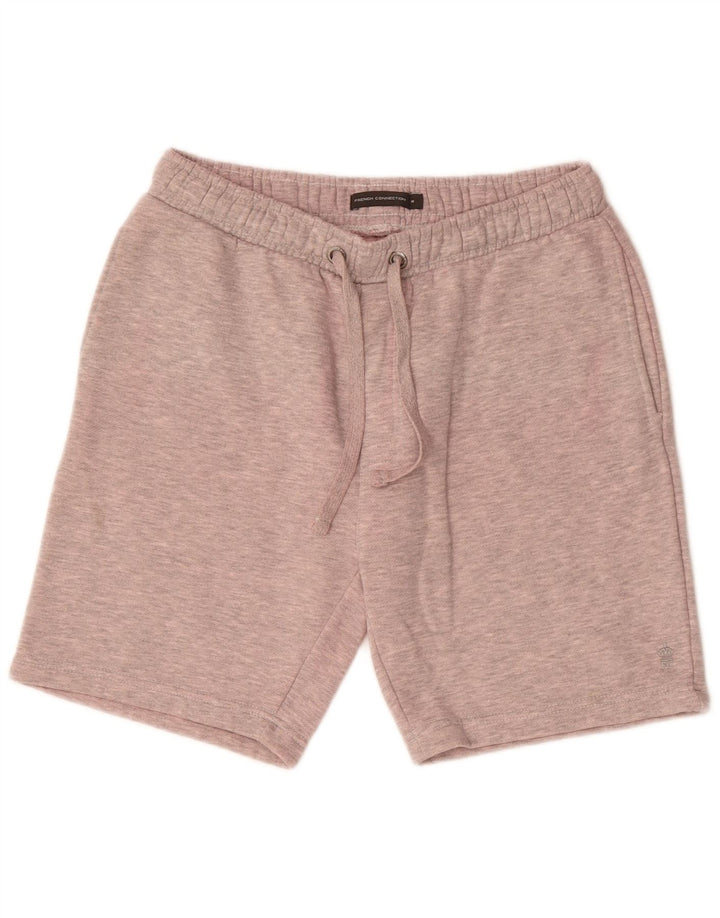 French Connection Mens Sport Shorts Medium  Pink Cotton