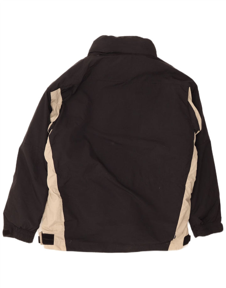 KAPPA Mens Loose Fit Windbreaker Jacket UK 40 Large Black Colourblock