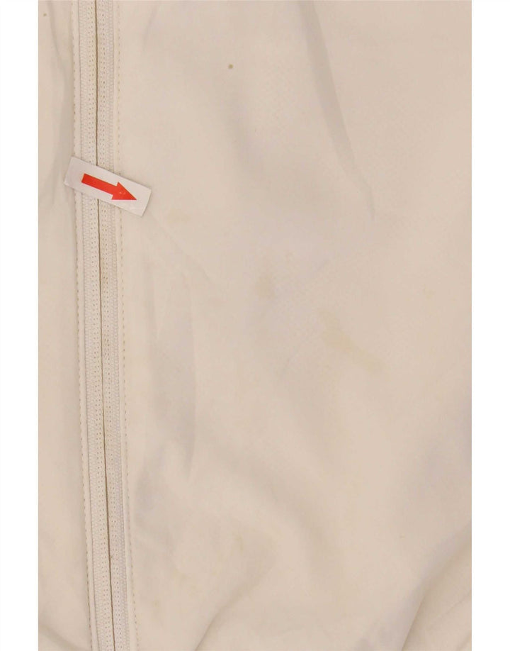 Puma Mens Tracksuit Top Jacket Large White Colourblock Polyester