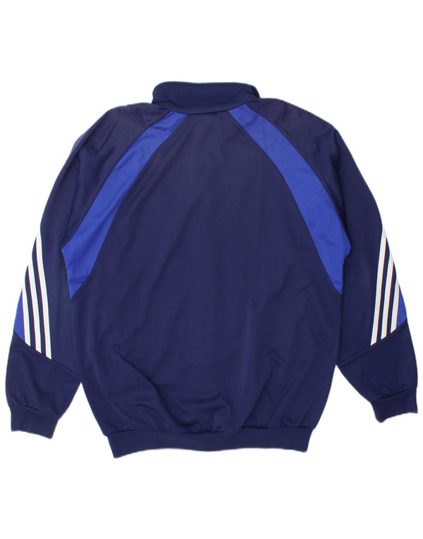 Adidas Mens Climalite Tracksuit Top Jacket UK 40/42 Medium Navy Blue