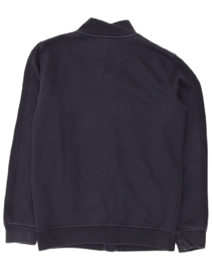 Lyle & Scott Boys Tracksuit Top Jacket 10-11 Years Navy Blue Cotton