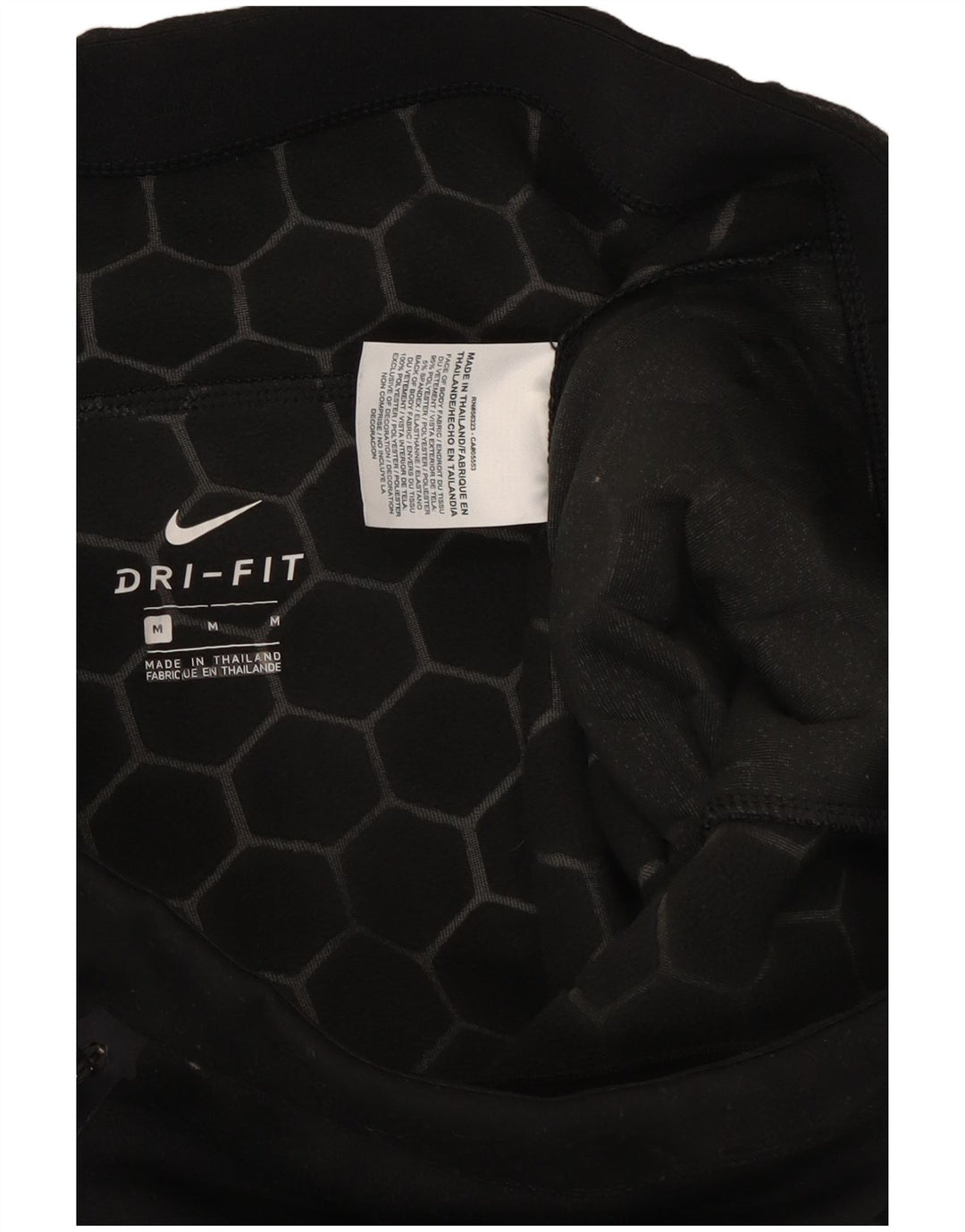 NIKE Mens Dri Fit Tracksuit Trousers Medium Black Polyester