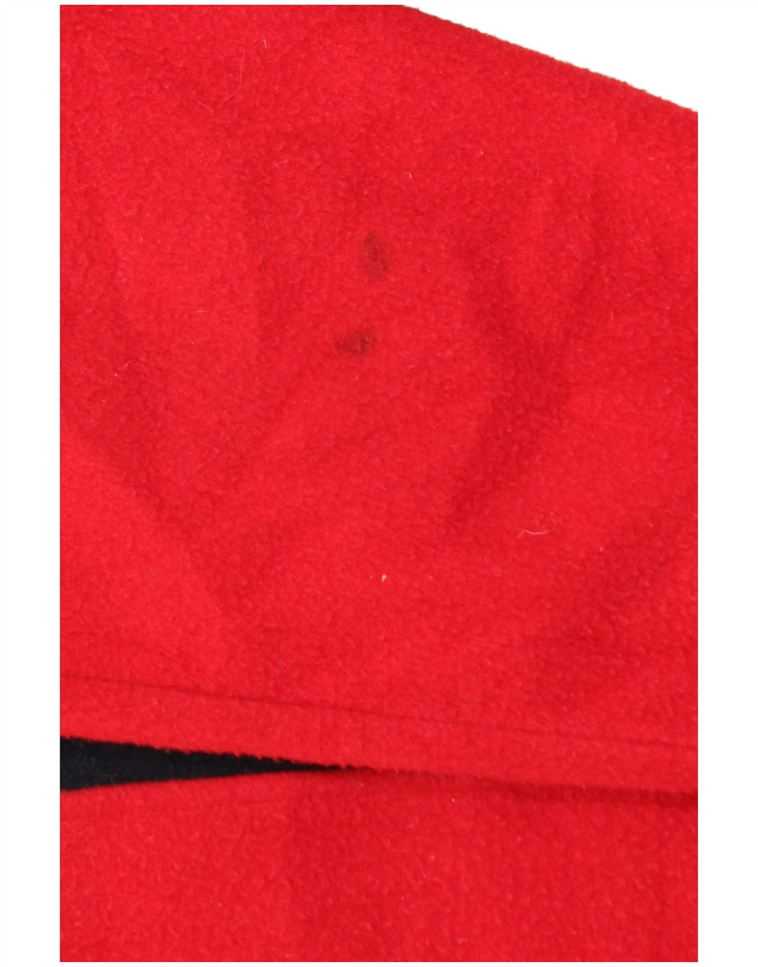 INVICTA Mens Graphic Zip Neck Fleece Jumper Small Red Colourblock