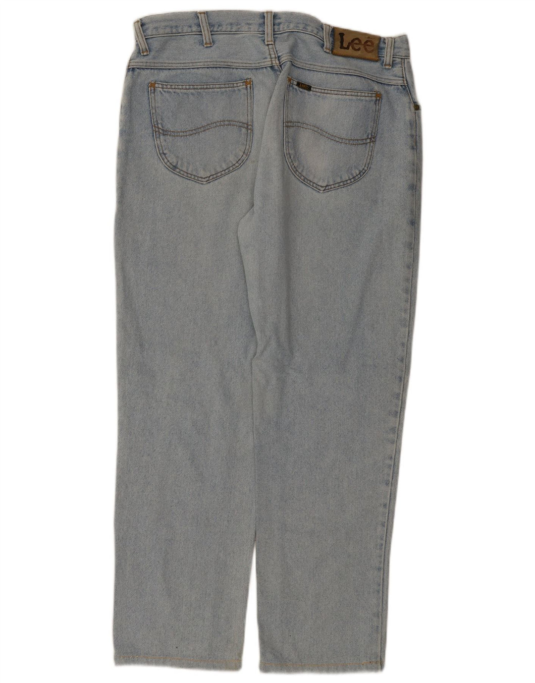 Lee Mens Phoenix Straight Jeans W38 L29 Blue Cotton