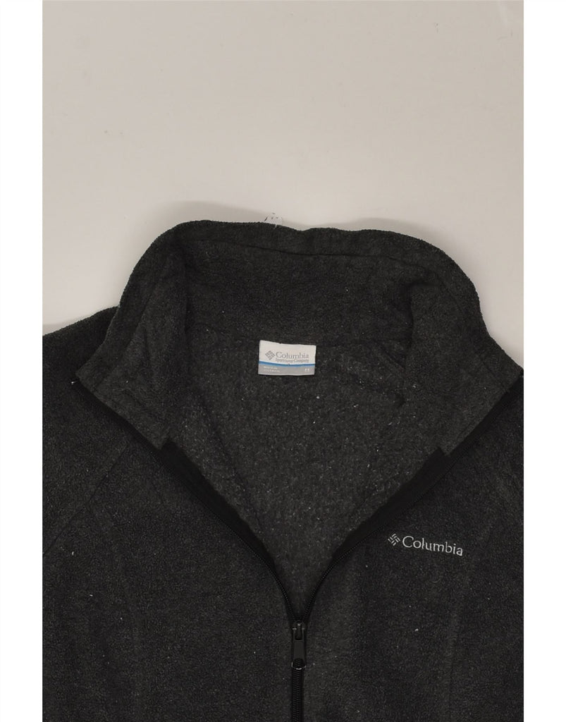 COLUMBIA Mens Fleece Jacket UK 38 Medium Grey Polyester | Vintage Columbia | Thrift | Second-Hand Columbia | Used Clothing | Messina Hembry 