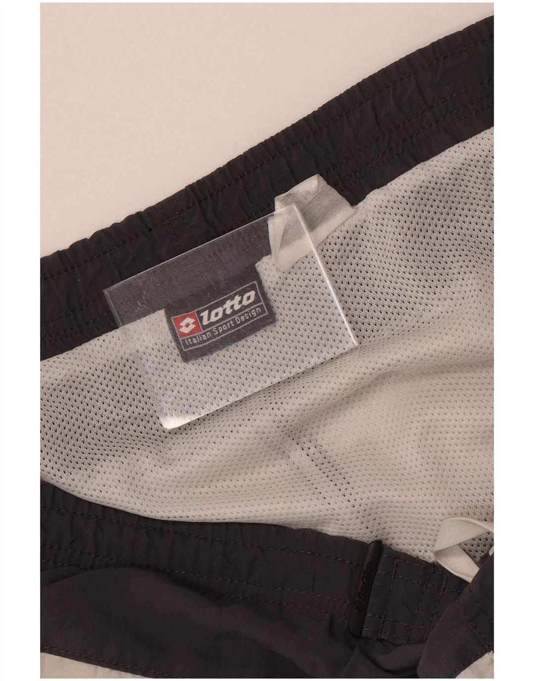 Lotto Mens Swimming Shorts Large Grey Colourblock